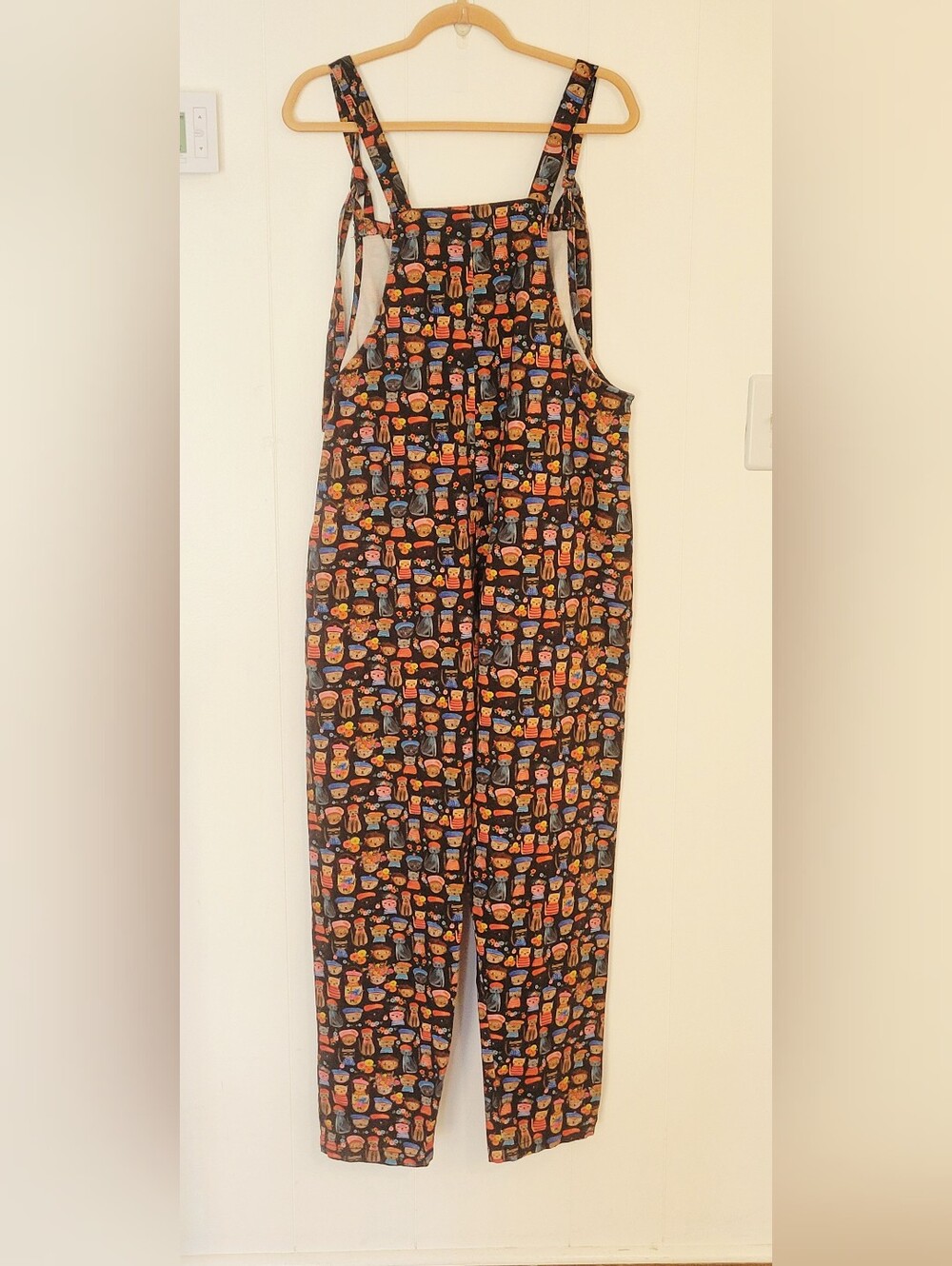 Cotton Overalls - Colorful Pattern - Picture 5 of 9